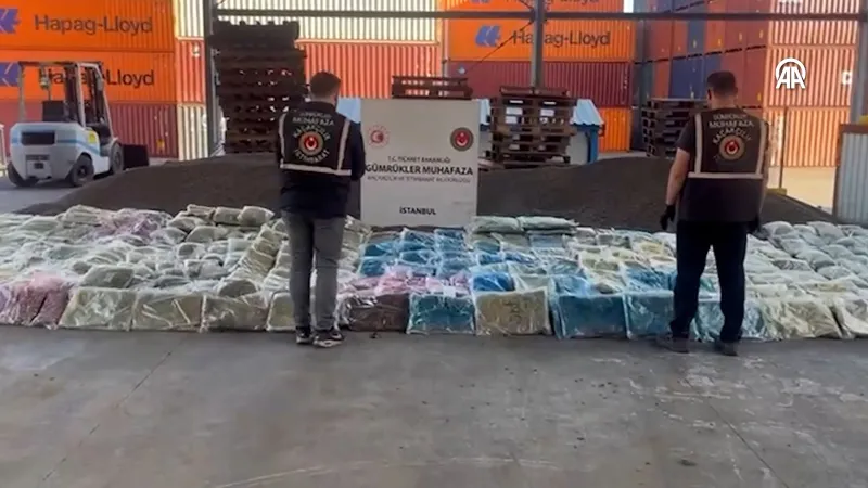 Ambarlı Limanı'nda esrar operasyonu