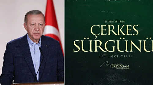 Cumhurbaşkanı Erdoğan'dan 'Çerkes Sürgünü' paylaşımı