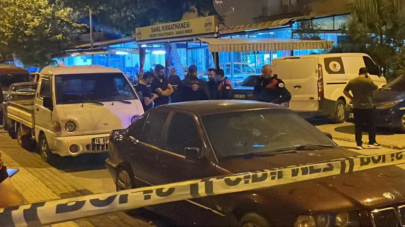Kıraathanede uğradığı silahlı saldırı ağır yaralandı