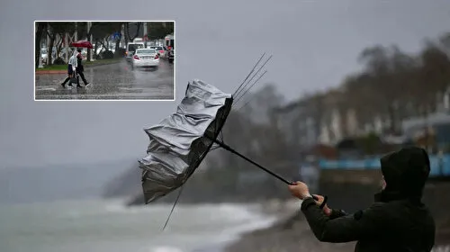 Meteoroloji uyardı: Yangın bölgesinde kuvvetli rüzgar İstanbul'da sağanak yağış