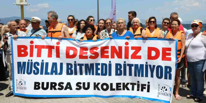 Mudanyalılar denizi için toplandı: Marmara ölüme sürükleniyor