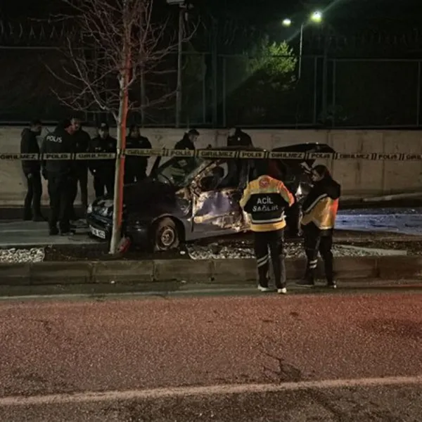 Sivas'ta Feci Kaza! Ağaca Çarpan Sürücü Hayatını Kaybetti