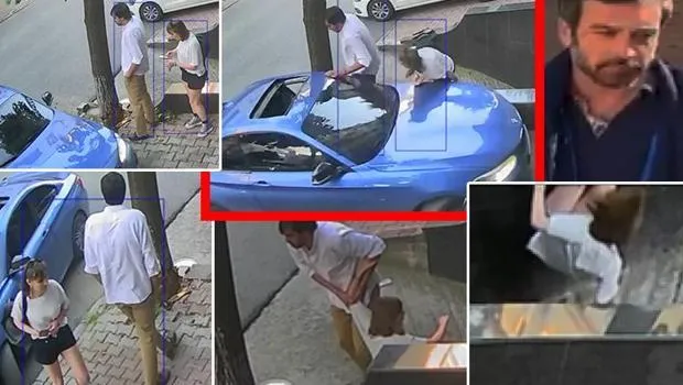 Bayrampaşa'da Eski Eşini Ezdi! Otomobille Saldırı Anı Kamerada!