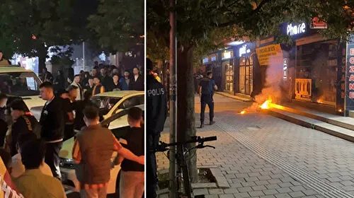 Bursa'da kutlamalarda Fenerbahçeliler Derneği'ne meşale atan taraftar gözaltına alındı