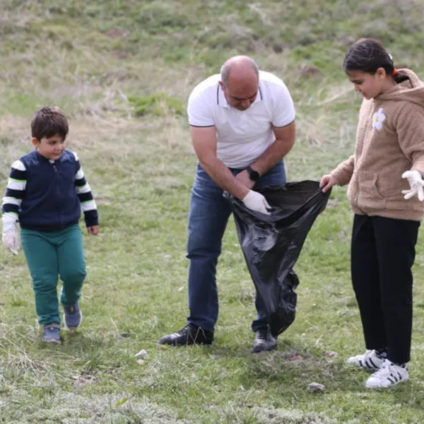 Erzurum'da Tarihi Tabyada Hıdırellez Temizliği! Ecdada Vefa