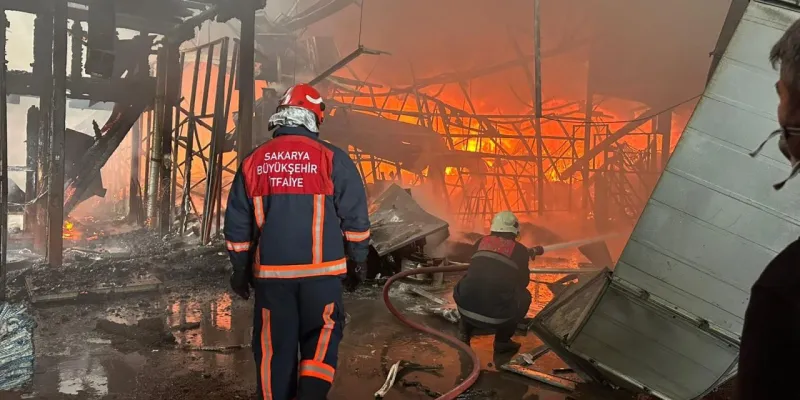 Sakarya'da Fındık Fabrikasında Korkunç Yangın! Son Durum Ne?