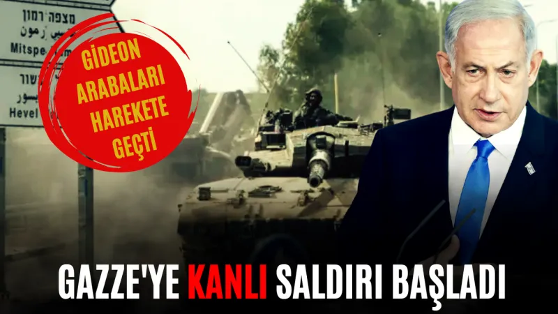 Gazze'de Kan Donduran Operasyon! İsrail'den "Gideon" Harekâtı