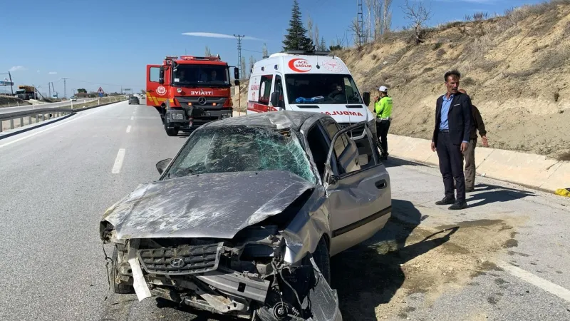Karaman’da otomobil takla attı: Yaralananlar oldu