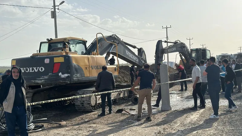 Şanlıurfa Ceylanpınar'da Göçük! 4 İşçi Can Verdi Mi?