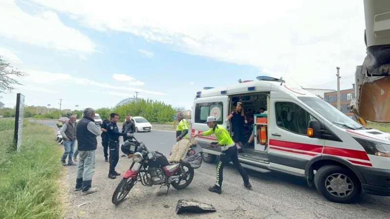 Tekirdağ'da Korkunç Kaza! Motosiklet ve Mikser Çarpıştı!