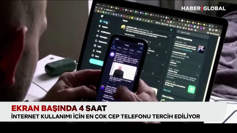 Türkiye'de Şok Rapor: Telefon Ekranına Ne Kadar Bakıyoruz?