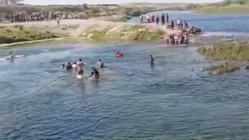 Fırat'ta Ölümden Dönüş! Serinlemek İsterken Boğulma Tehlikesi
