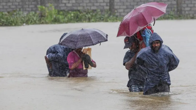 Sri Lanka'da şiddetli yağışların neden olduğu afetlerde ölü sayısı 56'ya yükseldi