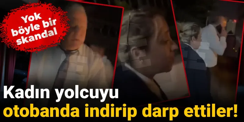 Metro Turizm'de Şok! Yolcuyu Otobanda Darp Ettiler!